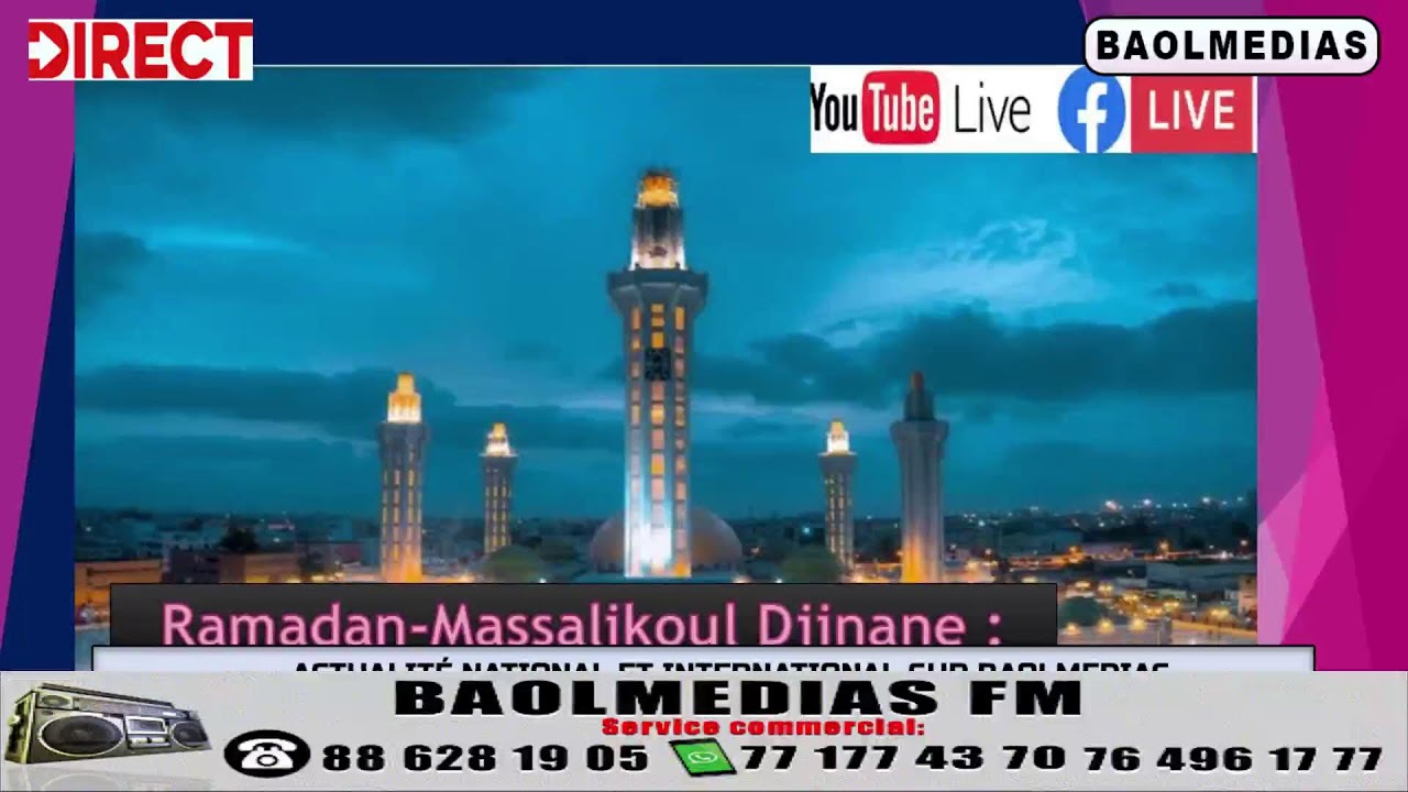 (🔴Direct- )(Radio baolmedias FM 88.5 Première Radio Digital du Baol)