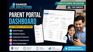 Parent Portal Dashboard |Ranker School Management System | Best School Management System in 2026