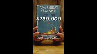 This first edition of ‘The Great Gatsby’ is valued at $250,000. In honor of World Book Day