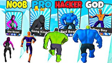 NOOB VS PRO VS HACKER VS GOD IN MONSTER DRAFT WITH SHINCHAN & CHOP