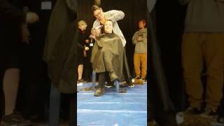 Kirsty mexted shave for a cure 2017
