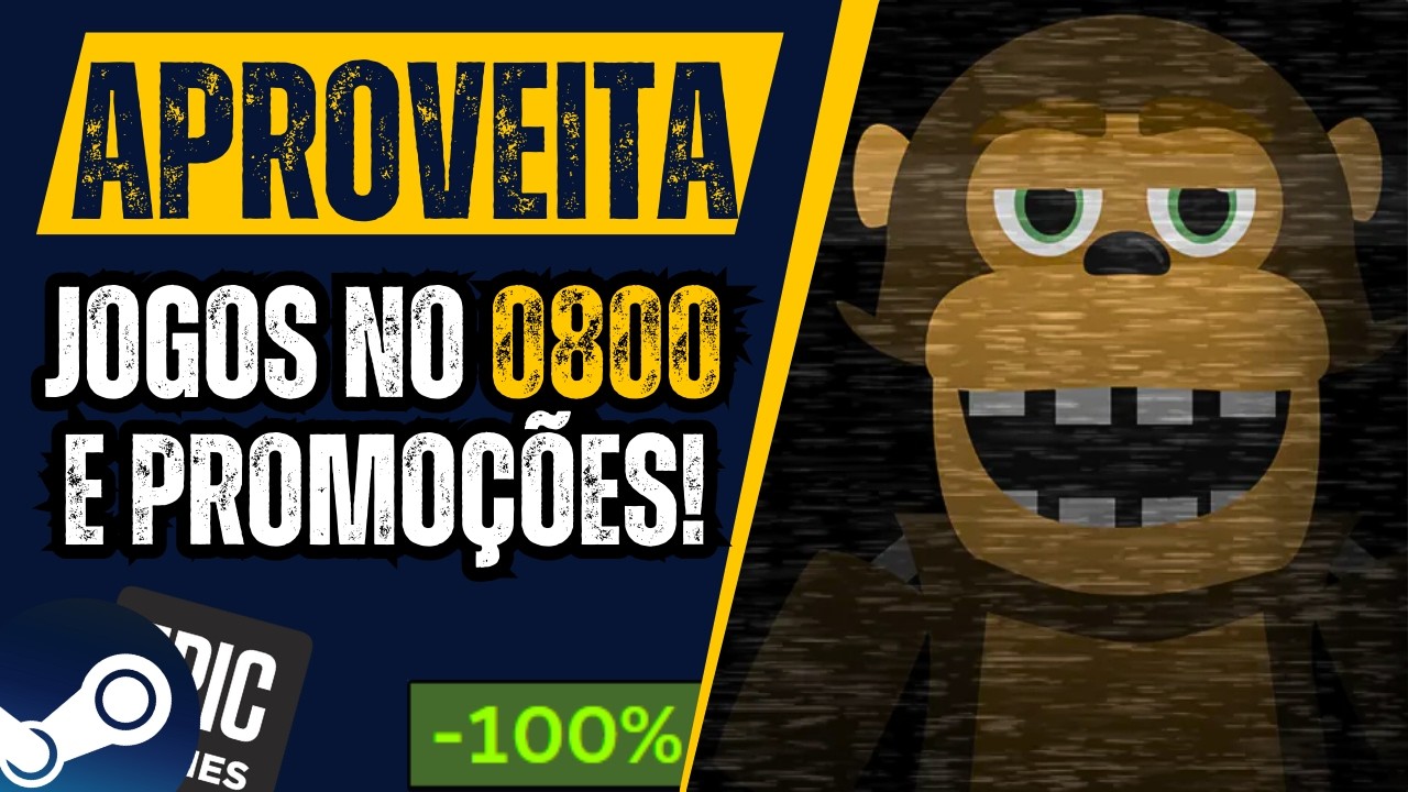EITA! Jogo SURPRESA para resgate, JOGOS BARATOS na Steam e ofertas com cupom em diferentes lojas!