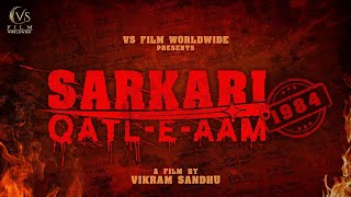 Sarkari Qatl - E- Aam 1984 trailer Directed by Vikram Sandhu Resimi