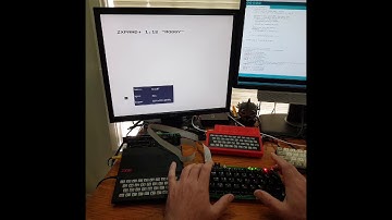 ZX-Keyboard a ZX81 and USB keyboard demo.