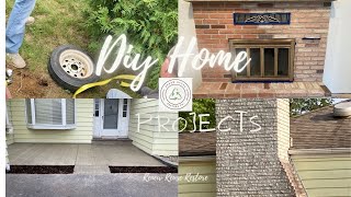 DIY Projects | Paint wash Fireplace | Tree Transplant | Clean Chimney | Concrete Patio by Renew Reuse Restore 189 views 2 weeks ago 7 minutes, 24 seconds