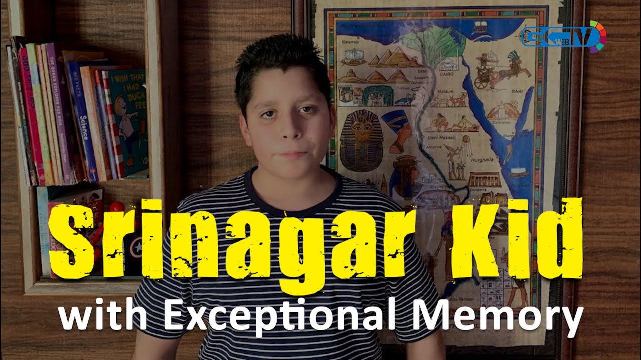 Srinagar Kid with Exceptional Memory