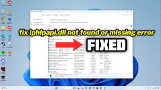 (FIXED) iphlpapi.dll not found or missing error