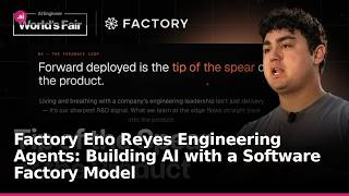 Factory Eno Reyes Engineering Agents: Building AI with a Software Factory Model