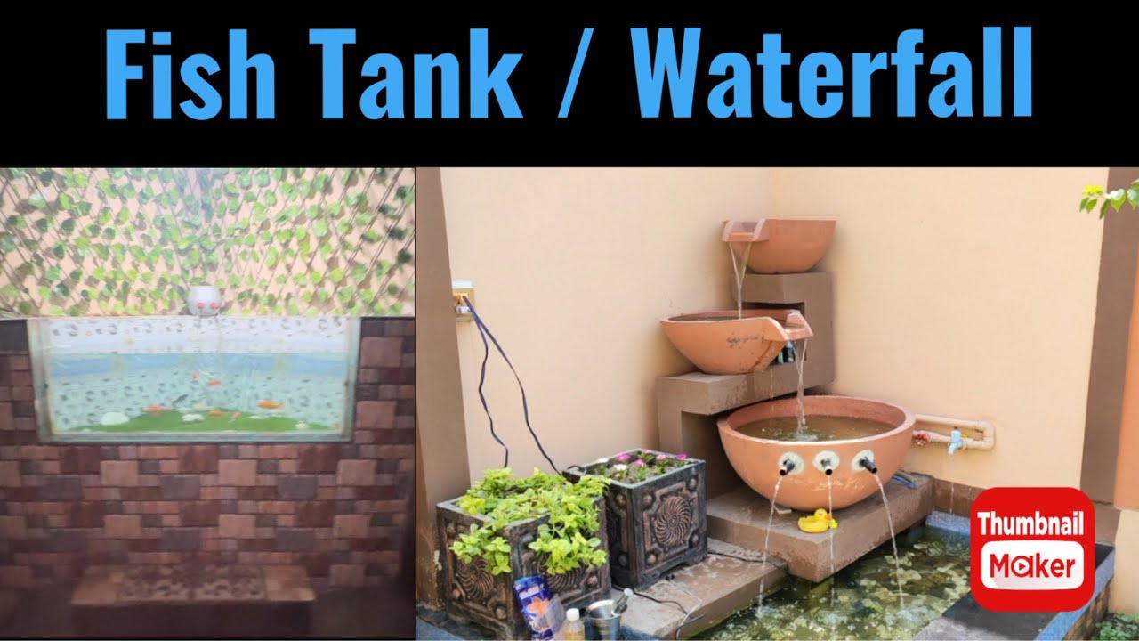 Fish Tank Idea!| waterfall Idea!| 