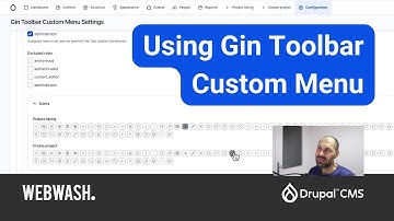 Using Gin Toolbar Custom Menu