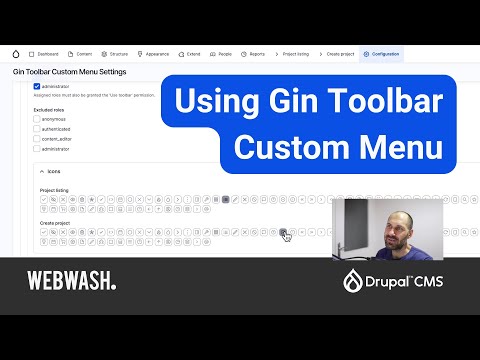 Using Gin Toolbar Custom Menu
