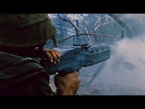 Creedence Clearwater Revival Run Through The Jungle Vietnam Heavy Combat Footage 