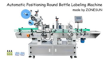 How To Use ZS-TB822D Automatic Positioning Round Bottle Labeling Machine