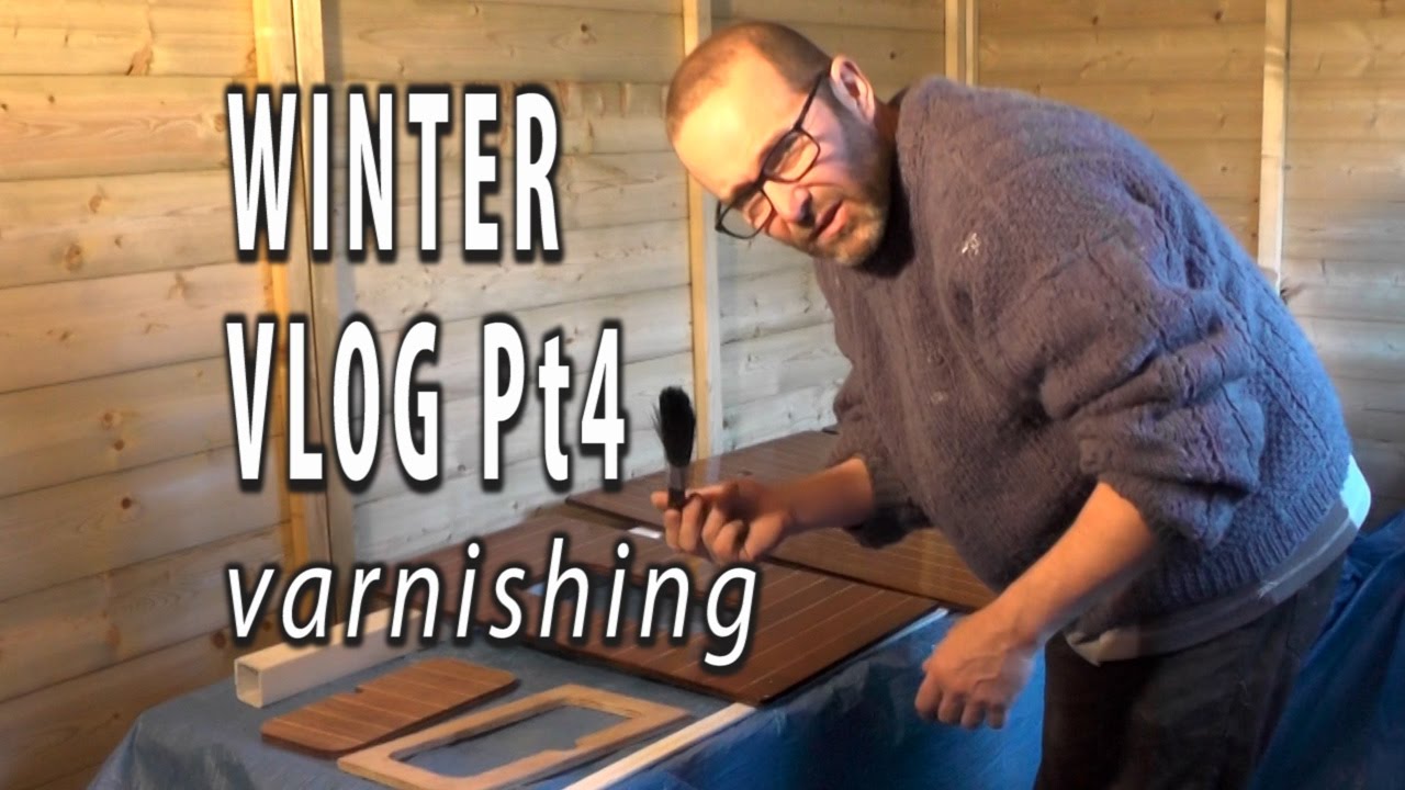 Varnishing our yacht interior… the simple way! Winter refit Vlog part 4.