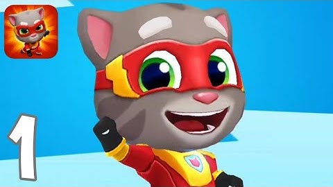 Talking Tom Hero Dash - Gameplay Walkthrough Part 1 - Tom (iOs, Android)