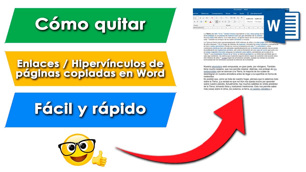 ¿Cómo quitar enlaces (hipervínculos) y formatos de páginas copiadas en