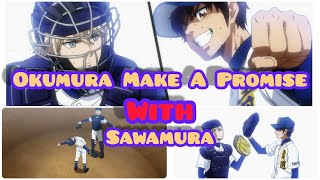 DIAMOND NO ACE | Okumura Refused To Catch For Sawamura Until He Made On The First String |