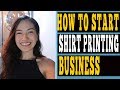 HOW TO START SHIRT PRINTING BUSINESS⎮HOW MUCH IS THE CAPITAL⎮JOYCE YEO