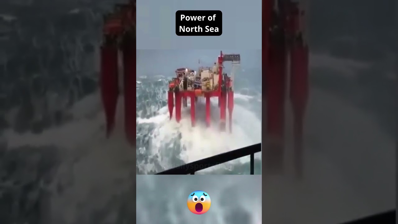 🌊 North Sea Storm Shakes Offshore Platform! ⚡