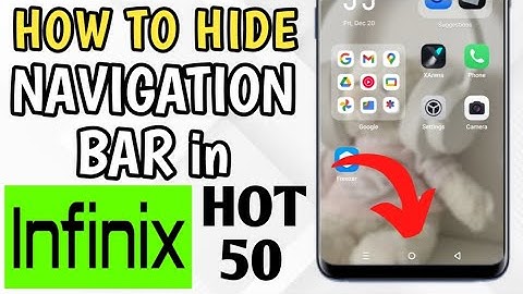 HOW TO HIDE NAVIGATION BAR ON INFINIX HOT 50 ANDROID 14