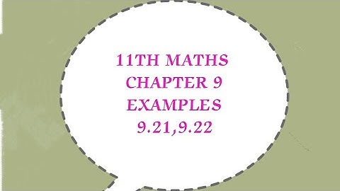 11TH MATHS/CHAPTER 9/EXAMPLES 9.21,9.22/LIMITS AND CONTINUITY (@MATHS STUDENT)