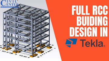 Design of three storey building in Tekla Structure Designer || G+2 Building Design in TSD | Ground+2