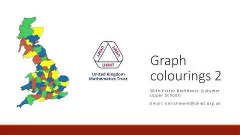 UKMT Mathematics Webinar: Graph Theory 2 by Eszter Backhausz