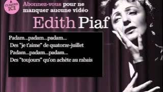 Edith Piaf Padam Padam   Paroles lyrics