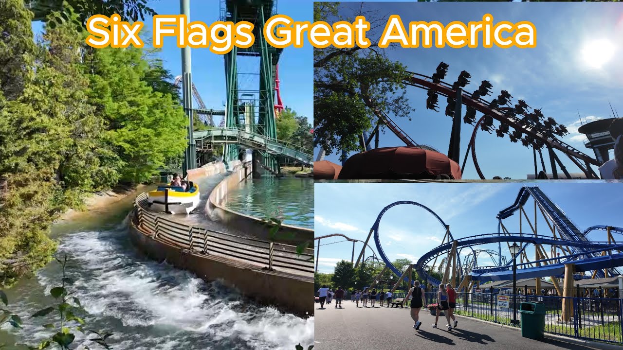 Visiting Six Flags Great America in Gurnee Illinois