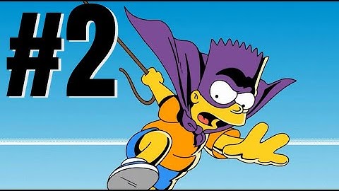 THE SIMPSONS GAME (2007) | PS3 4K 60FPS | Part 2: Bartman Begins 🎮🦇