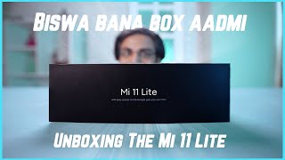 Biswa Box Aadmi - Unboxing the MI 11 Lite