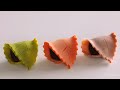 화과자 ㅣ 계절의 나뭇잎 &#39;여름 가을 겨울&#39; How to make Wagashi art Nerikiri Leaf  &#39;Summer Autumn Winter&#39;