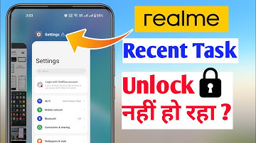 How To Unlock And Remove Recent Apps in Realme Phone | Clear all Apps Lock kaise hatayen