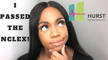 How I passed the NCLEX on my FIRST try! (Hurst Review)