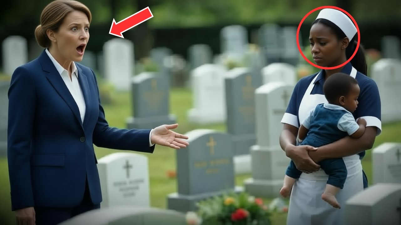 Au cimetière, cette femme très riche croise une serveuse noire en pleurs… la vérité la bouleverse