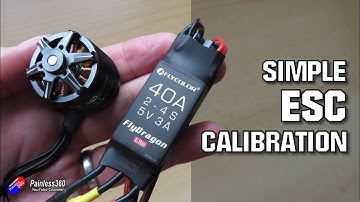 Eenvoudige ESC-kalibratie