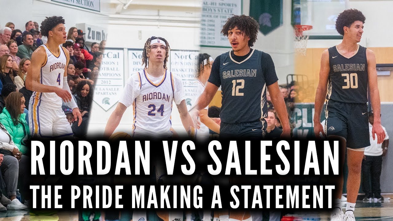 Max Riordan Riordan v Salesian | The Pride Makes a Statement at MLK Showcase | Full ...