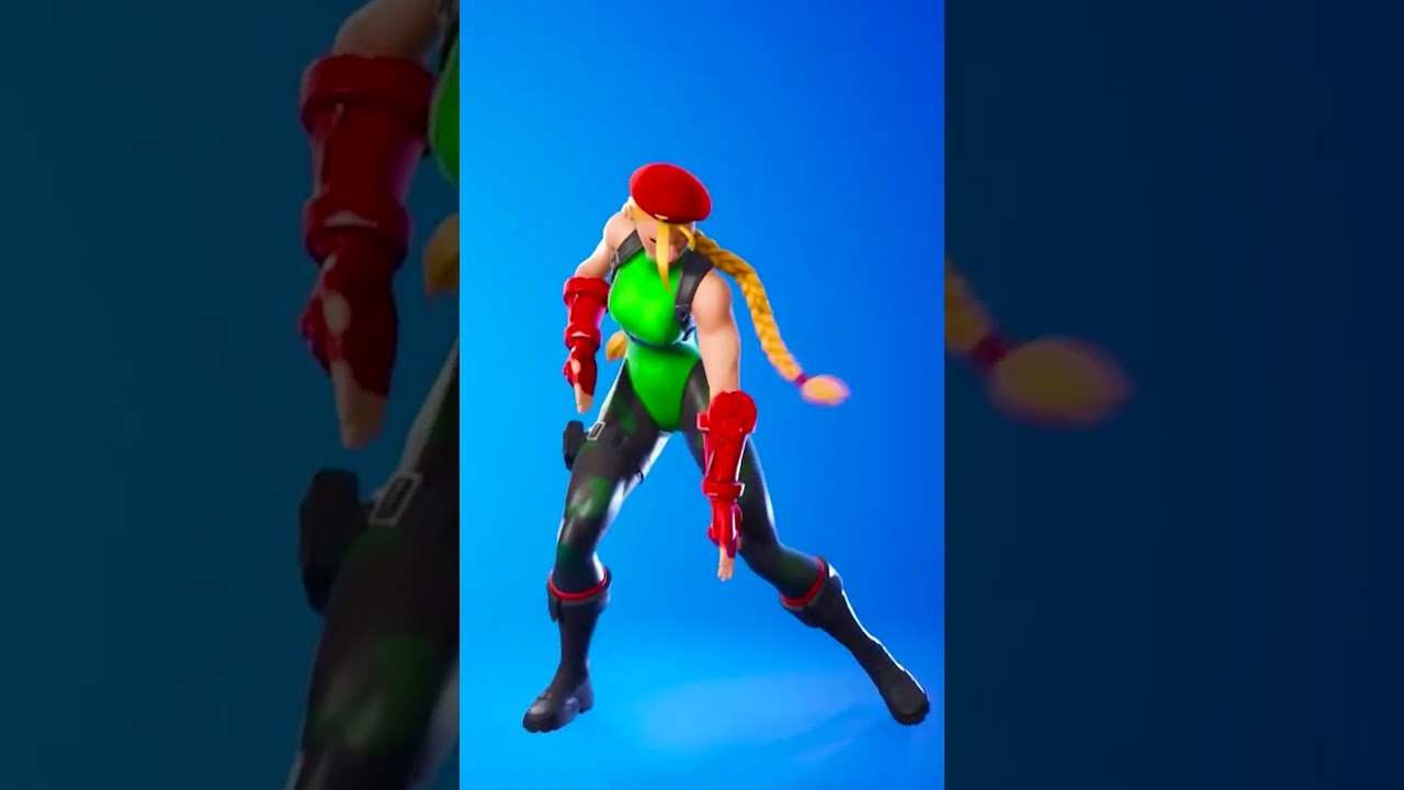 FORTNITE *THICC* STREETFIGHTER SKIN 'CAMMY' SHOWCASED WITH HOT