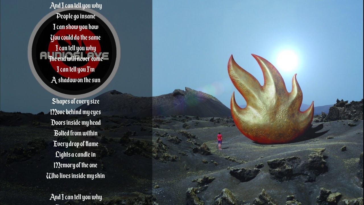 Audioslave Shadow On The Sun Lyric Video YouTube