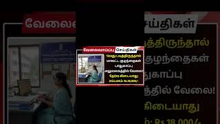 கோயம்புத்தூர் குழந்தைகள் பாதுகாப்பு அலுவலக வேலை! 12th Pass – ₹18,000 சம்பளம் | Apply Now #TNJobs2025