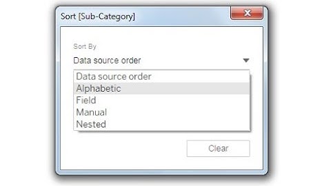 Alphabetical sorting in Tableau Desktop - Intact Abode