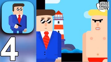 MR BULLET - Chapter 4 Bullet Beach - Gameplay Walkthrough Part 4 (iOS Android)