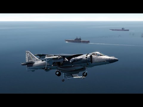 DCS: AV-8B Harrier Carrier (Case 1) Landing Procedure