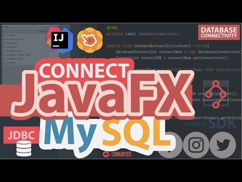 JavaFX Tutorial | JavaFX Connect to MySQL Database (2021) - Basic Demo