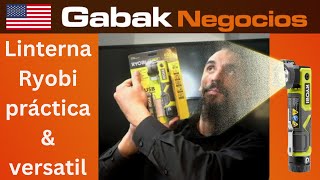 Ryobi magnetic flashlight and laser pointer FVL54K review screenshot 1