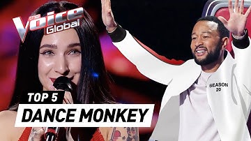 Best "DANCE MONKEY" Blind Auditions in The Voice