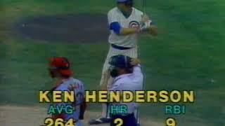 Famous Chicago Cubs vs Cards 1979 inning MLB Steve Macko,Ken Henderson Net Worth