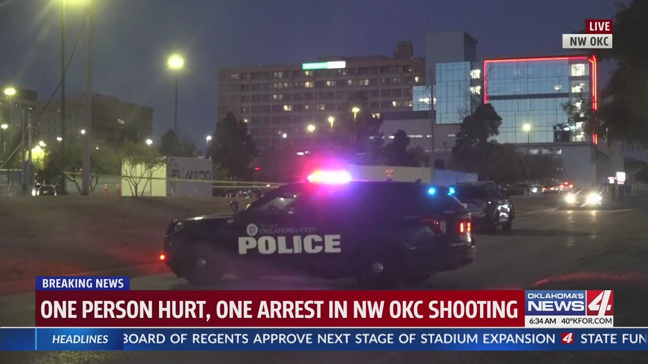 One injured, one in custody after shooting in NW Oklahoma City - YouTube