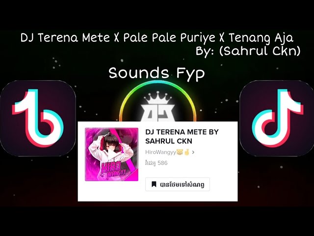 DJ Terena Mete X Pale Pale Puriye X Tenang Aja🎵|| By: (Sahrul Ckn)🎭|| Sounds Kane Viral Tik Tok 🎶🔥 class=