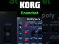 Korg Multi/Poly Moog Sequence